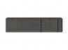 Тротуарная плитка «Кирпичик» бурый гранит 300x200x80